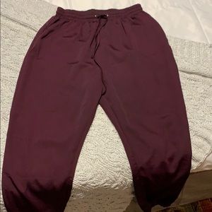 Purple joggers